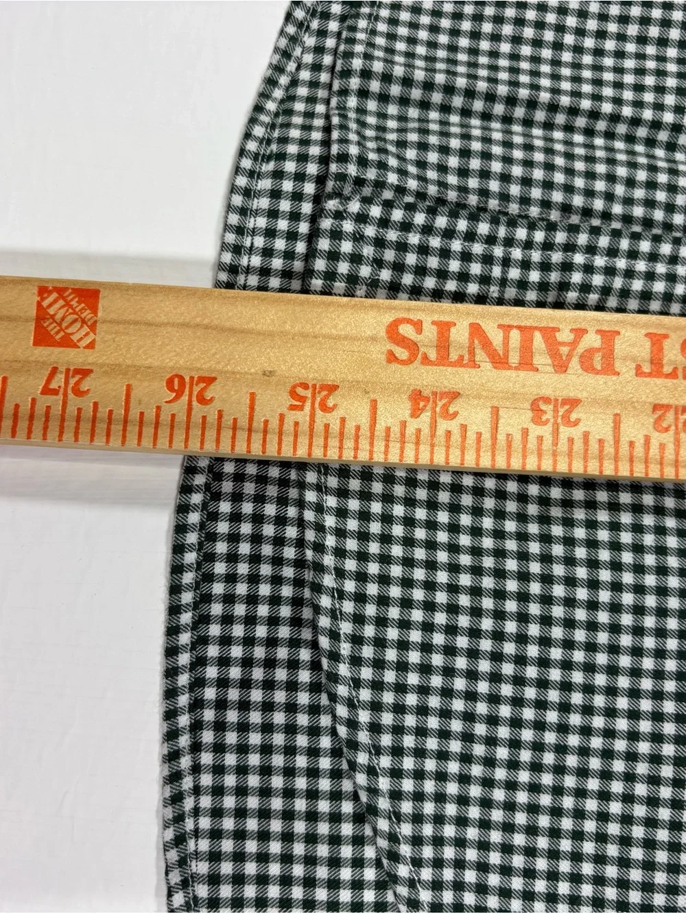 Ralph Lauren Green Gingham Button-Down Shirt